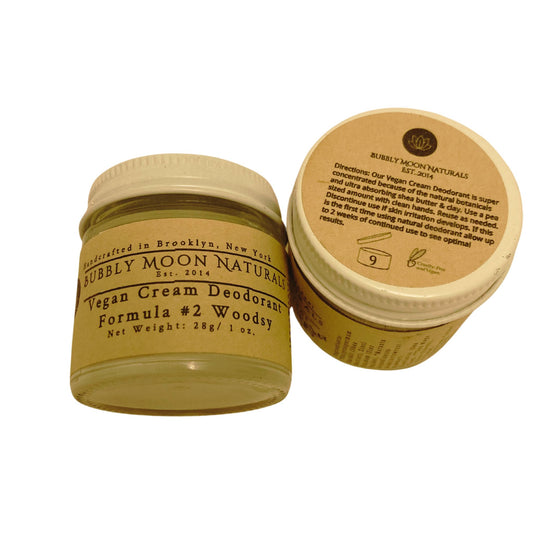 Vegan Cream Deodorant #2 Woodsy Formula