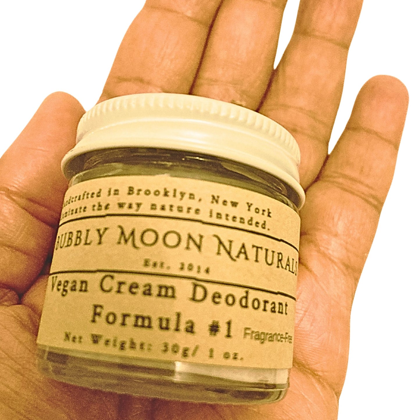 Vegan Cream Deodorant #1 Fragrance-Free